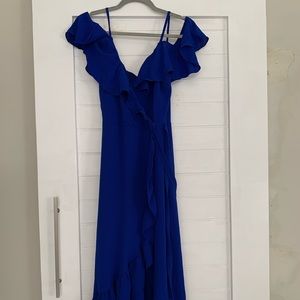 Beautiful royal blue dress- worn once!